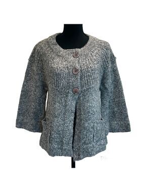 CARDUCCI gray sweater Sz M/L